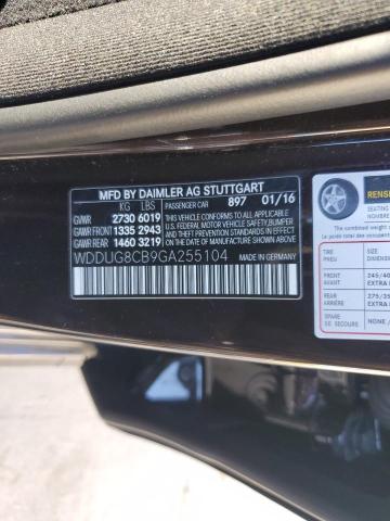 2016 MERCEDES-BENZ S 550 - WDDUG8CB9GA255104