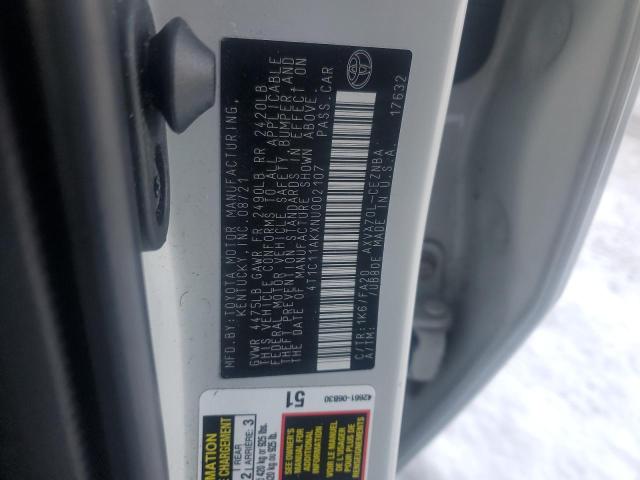 2022 TOYOTA CAMRY LE - 4T1C11AKXNU002107