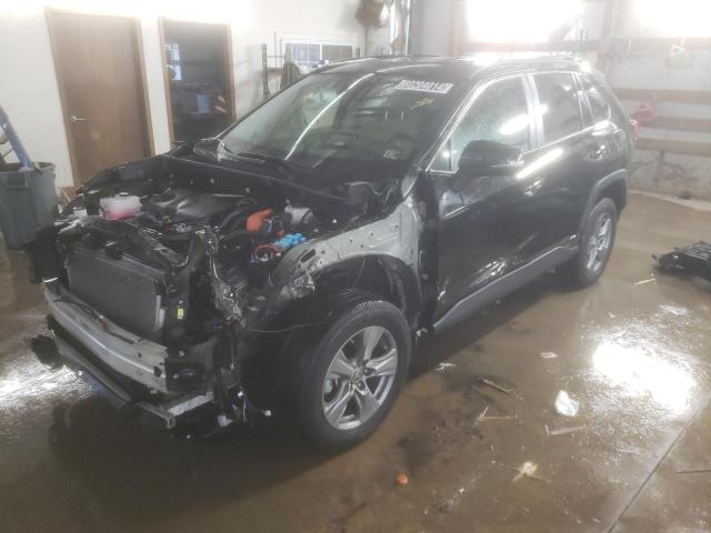 TOYOTA RAV4 LE 2023 black  hybrid engine 4T3MWRFV8PU090155 photo #1