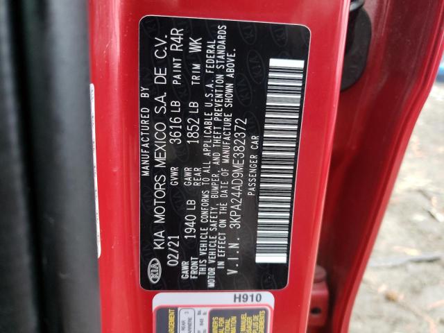 2021 KIA RIO LX - 3KPA24AD9ME382372