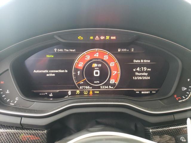 2018 AUDI S5 PRESTIG WAUC4CF58JA040664