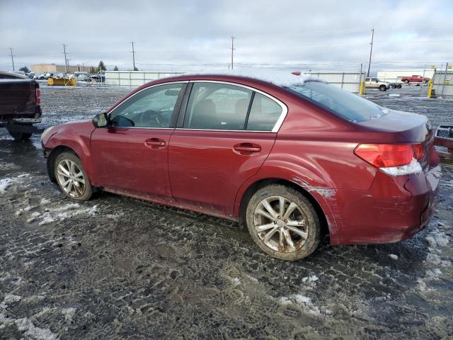 SUBARU LEGACY 2.5 2014 red  gas 4S3BMBC65E3031226 photo #3