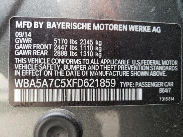 VIN WBA5A7C5XFD621859 2015 BMW 5 SERIES no.12