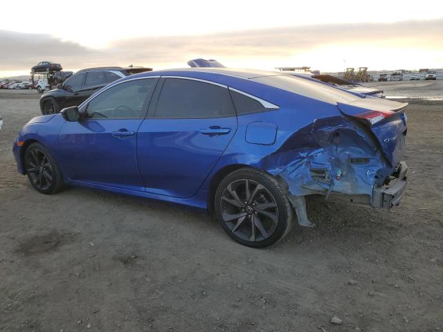 HONDA CIVIC SPOR 2020 blue  gas 2HGFC2F84LH569932 photo #3