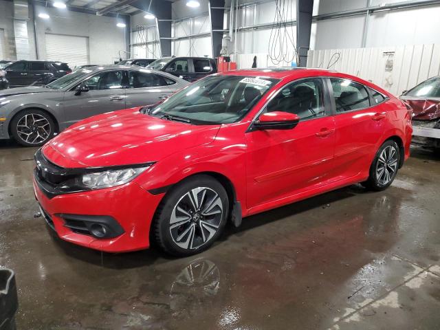 HONDA CIVIC EX 2017 red  gas 2HGFC1F33HH652015 photo #1