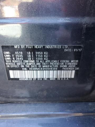 2017 SUBARU LEGACY 2.5 - 4S3BNAC63H3048389