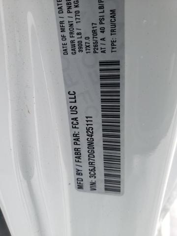 2022 RAM 1500 CLASS 3C6JR7DG0NG425111