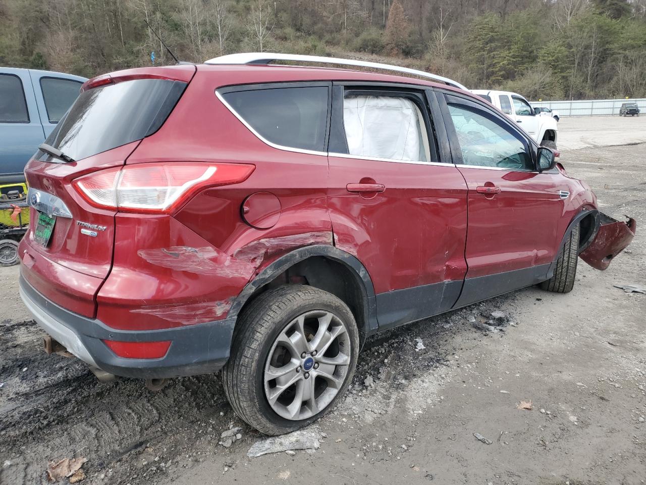 Lot #3034344075 2014 FORD ESCAPE TIT