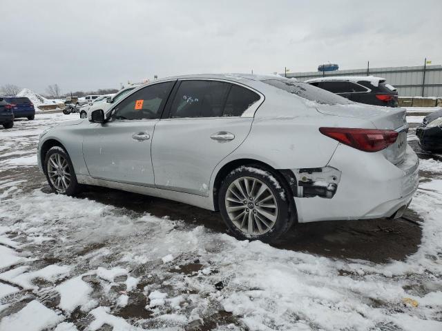 INFINITI Q50 LUXE 2018 silver  gas JN1EV7AP1JM364890 photo #3