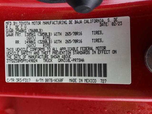 2023 TOYOTA TACOMA DOU - 3TMDZ5BN5PM149024