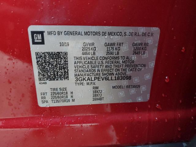 2020 GMC TERRAIN SL - 3GKALPEV6LL183098