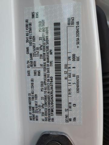 2024 FORD ESCAPE ACT - 1FMCU9GNXRUA07840