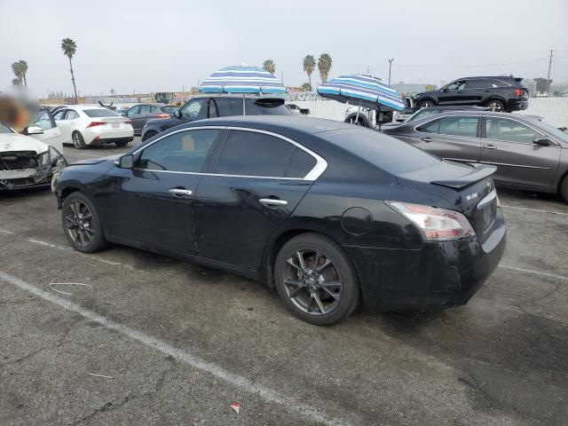 NISSAN MAXIMA S 2014 black  gas 1N4AA5AP7EC449441 photo #3