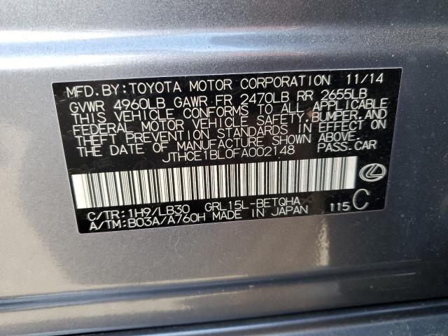 2015 LEXUS GS 350 JTHCE1BL0FA002148