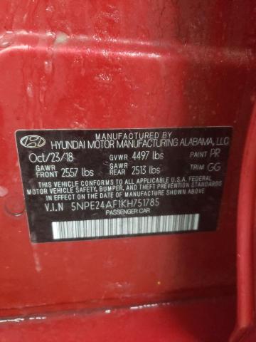2019 HYUNDAI SONATA SE - 5NPE24AF1KH751785