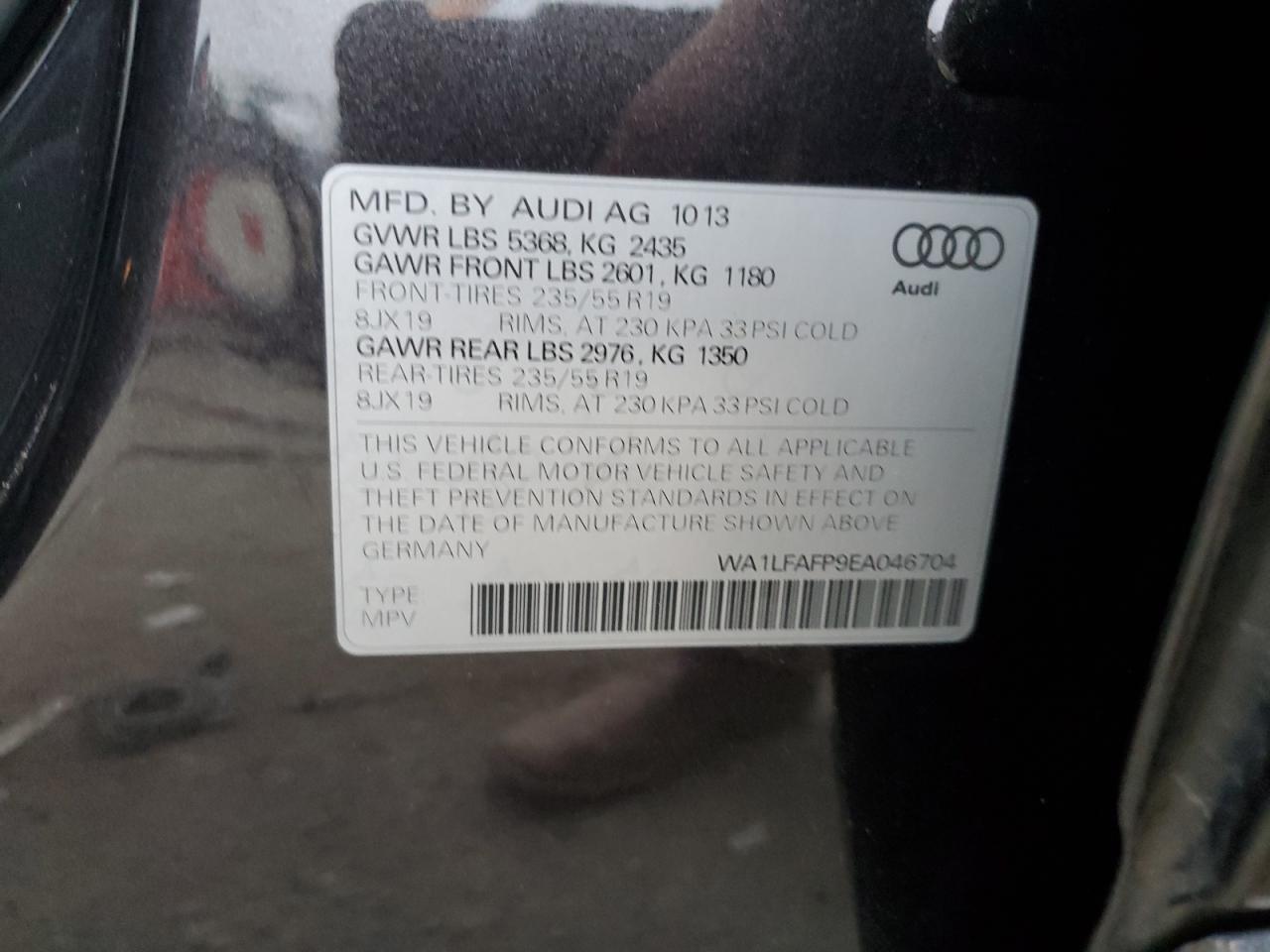 Lot #3030689100 2014 AUDI Q5 PREMIUM