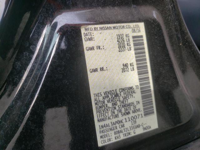 2017 NISSAN ALTIMA 2.5 - 1N4AL3AP0HC110071