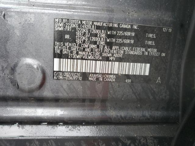 2020 TOYOTA RAV4 XSE - 2T3EWRFV6LW062854