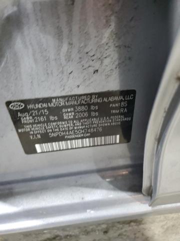 2016 HYUNDAI ELANTRA SE - 5NPDH4AE5GH748476