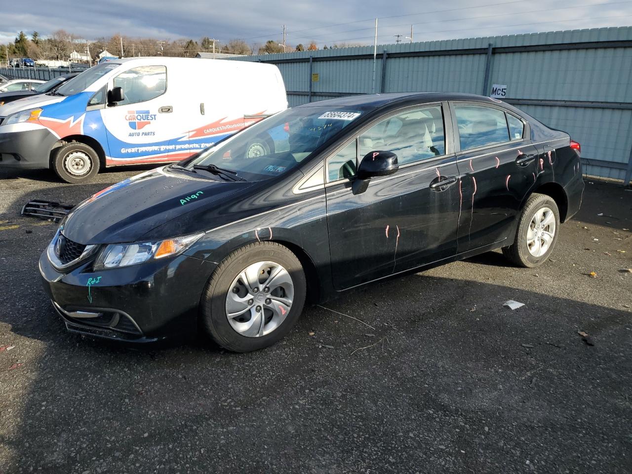 Lot #3030636158 2013 HONDA CIVIC LX