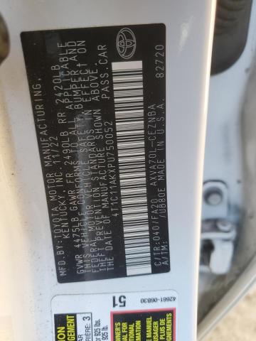 2023 TOYOTA CAMRY LE - 4T1C11AKXPU750052
