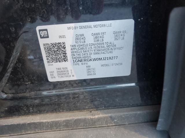 2021 CHEVROLET TRAVERSE L - 1GNERGKW0MJ219277