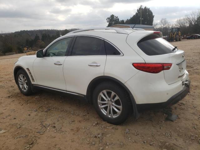 INFINITI FX37 2013 white  gas JN8CS1MW2DM173825 photo #3