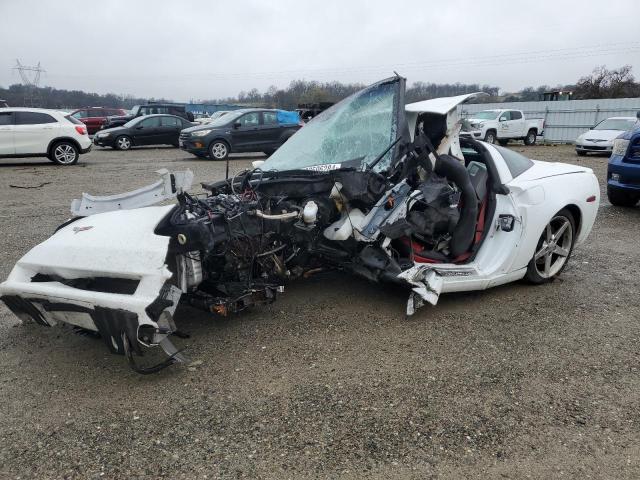 CHEVROLET CORVETTE 2005 white  gas 1G1YY24UX55131931 photo #1
