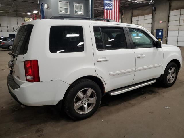 HONDA PILOT EXL 2009 white 4dr spor gas 5FNYF48509B014259 photo #4