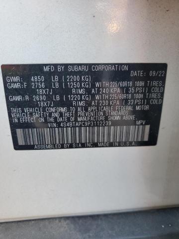 2023 SUBARU OUTBACK TO - 4S4BTAPC9P3112239
