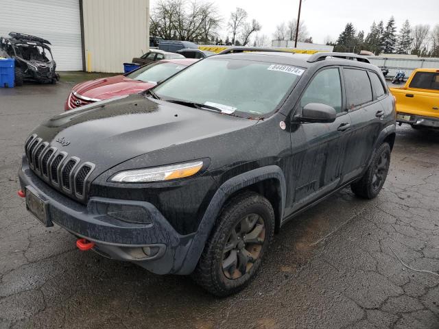 JEEP CHEROKEE T 2017 black  flexible fuel 1C4PJMBS9HW537640 photo #1