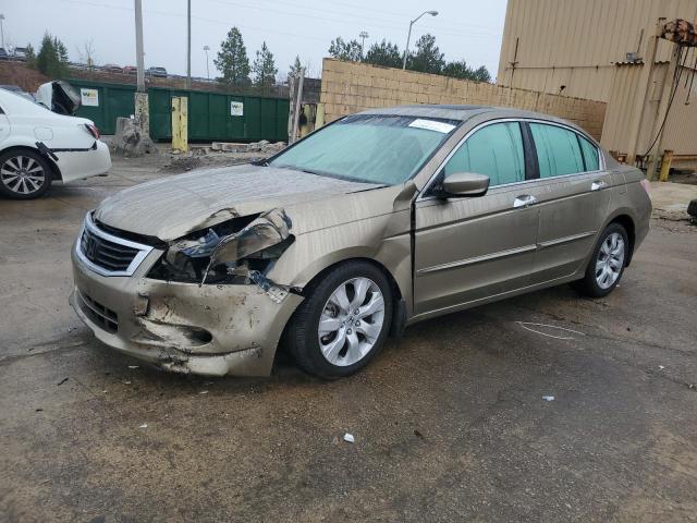 HONDA ACCORD EXL 2010 gold  gas 1HGCP3F86AA005353 photo #1