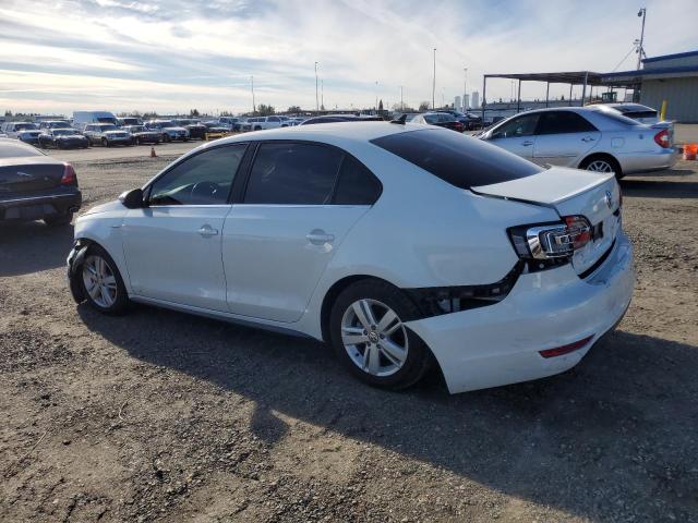 VOLKSWAGEN JETTA HYBR 2014 white sedan 4d hybrid engine 3VW637AJ8EM291513 photo #3