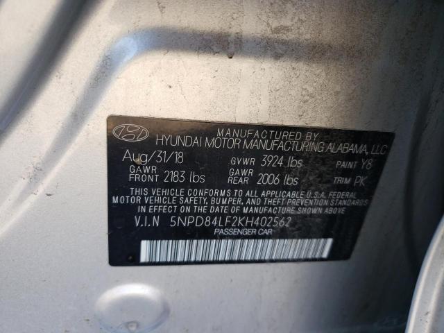 2019 HYUNDAI ELANTRA SE - 5NPD84LF2KH402562