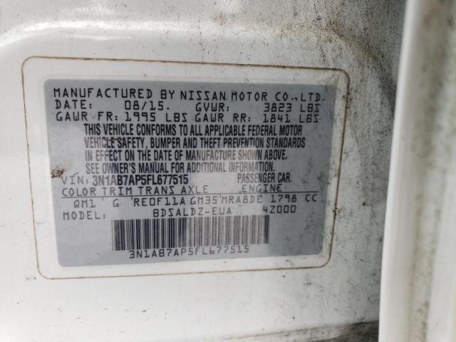 2015 NISSAN SENTRA S - 3N1AB7AP5FL677515