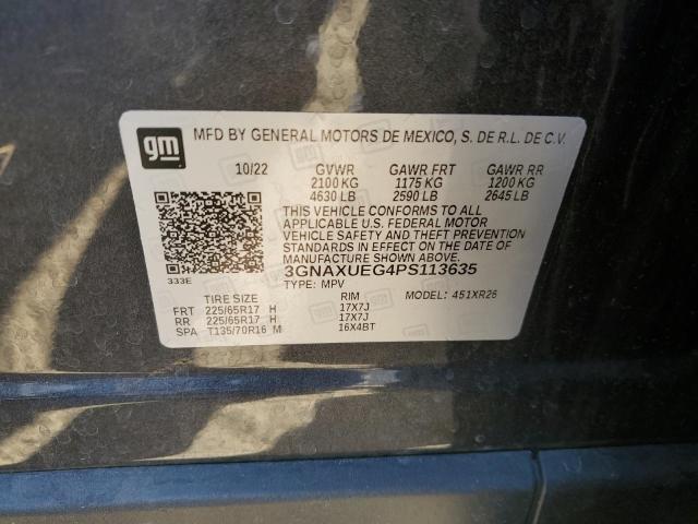 2023 CHEVROLET EQUINOX LT - 3GNAXUEG4PS113635