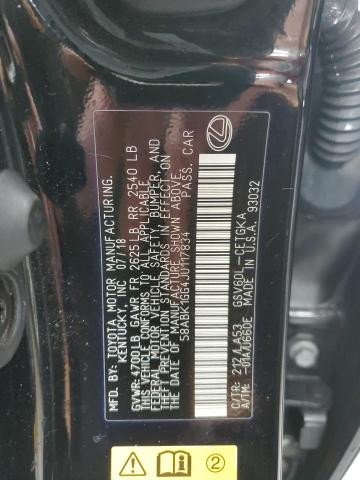 2018 LEXUS ES 350 - 58ABK1GG4JU117834