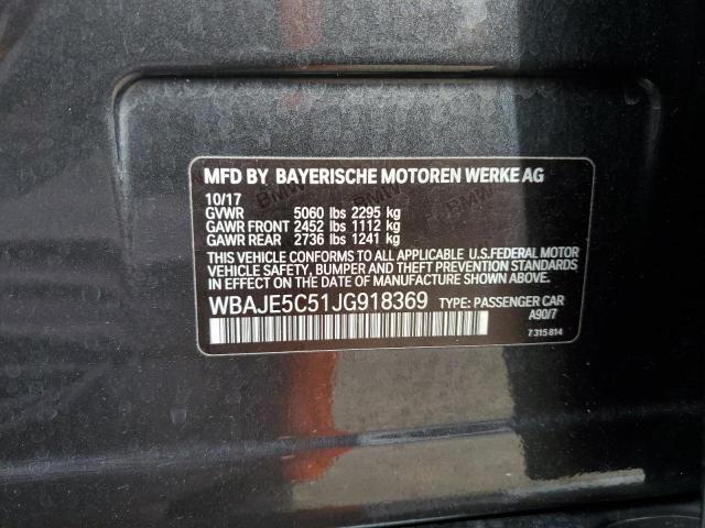 2018 BMW 540 I - WBAJE5C51JG918369