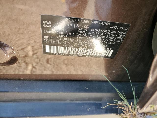 2020 SUBARU OUTBACK LI - 4S4BTANC8L3210434