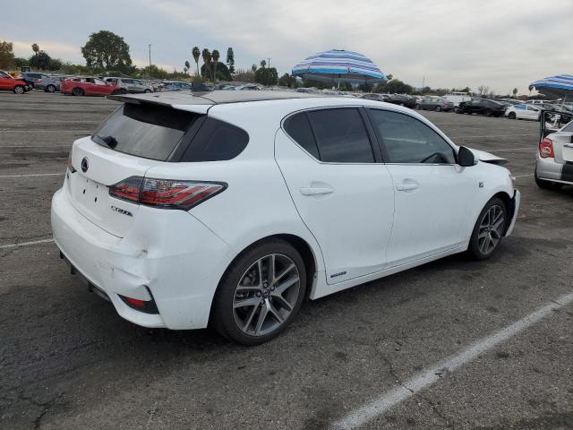 LEXUS CT 200 2017 white  hybrid engine JTHKD5BH9H2300342 photo #4