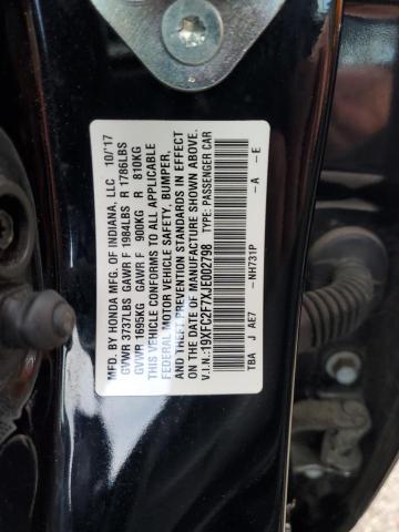 2018 HONDA CIVIC EX - 19XFC2F7XJE002798