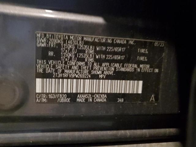 2023 TOYOTA RAV4 LE - 2T3H1RFV9PW269224
