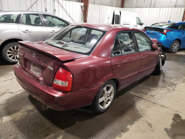 MAZDA PROTEGE DX 2003 maroon sedan 4d gas JM1BJ226X31140669 photo #4