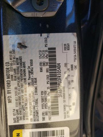 2015 FORD FUSION SE - 3FA6P0PU3FR105404