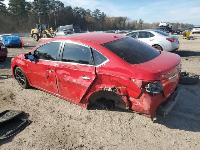 NISSAN SENTRA S 2016 red sedan 4d gas 3N1AB7AP4GY323585 photo #3