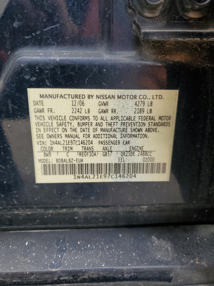 Lot #3034400091 2007 NISSAN ALTIMA 2.5