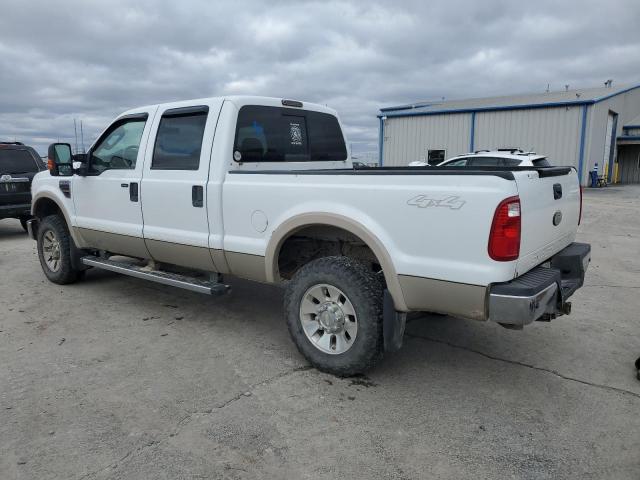 FORD F250 SUPER 2008 white crew pic diesel 1FTSW21R88EC46907 photo #3