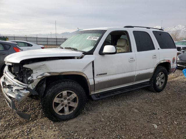 CHEVROLET TAHOE K150 2001 white  gas 1GNEK13T11J170219 photo #1