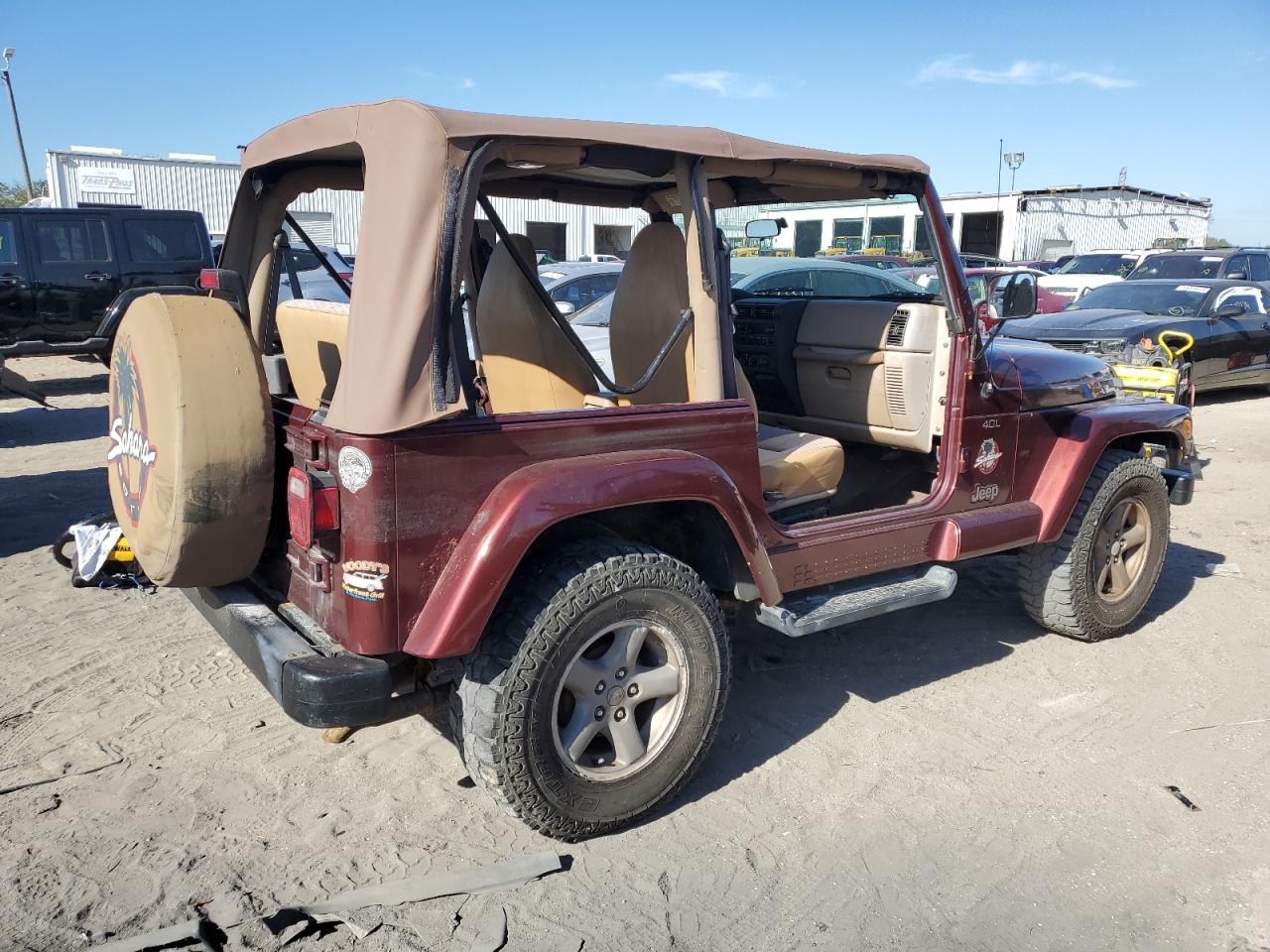 Lot #3030219130 2001 JEEP WRANGLER /