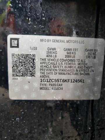 2019 CHEVROLET MALIBU LS - 1G1ZC5ST6KF124561